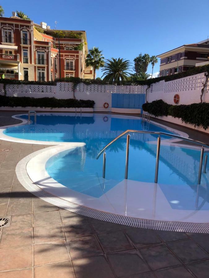Ferienwohnung Magnificent Studio With A Terrace Overlooking The Sea! Puerto de la Cruz  Exterior foto