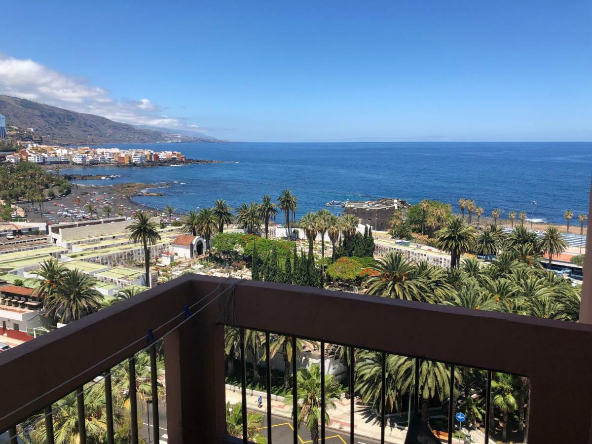 Ferienwohnung Magnificent Studio With A Terrace Overlooking The Sea! Puerto de la Cruz  Exterior foto