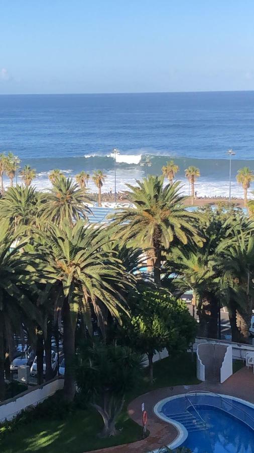 Ferienwohnung Magnificent Studio With A Terrace Overlooking The Sea! Puerto de la Cruz  Exterior foto