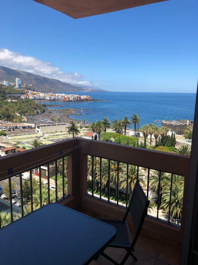 Ferienwohnung Magnificent Studio With A Terrace Overlooking The Sea! Puerto de la Cruz  Exterior foto