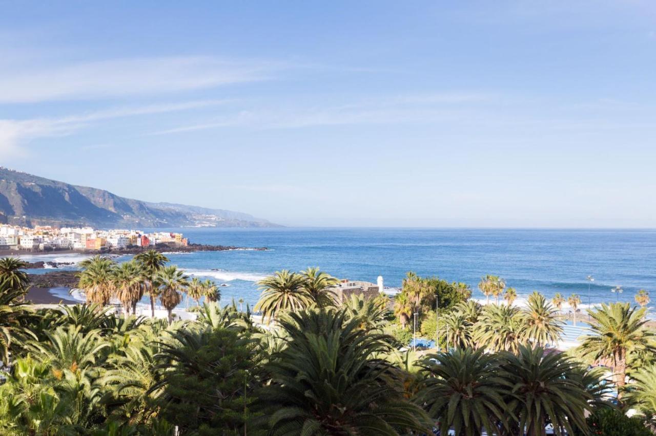 Ferienwohnung Magnificent Studio With A Terrace Overlooking The Sea! Puerto de la Cruz  Exterior foto
